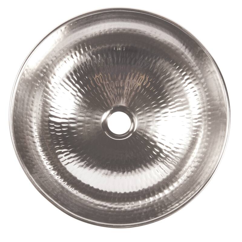 Bohr 14" Vessel Bathroom Sink in Nickel