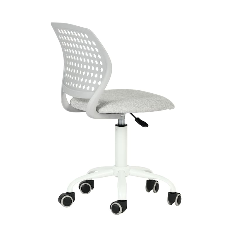 Homy Casa Adjustable Kids' Swivel Chair with Wheels, Study Desk Chair