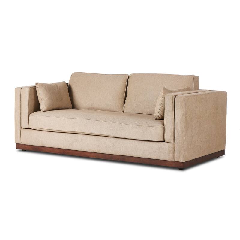 Kristopher Sofa-87"-Quenton Pebble
