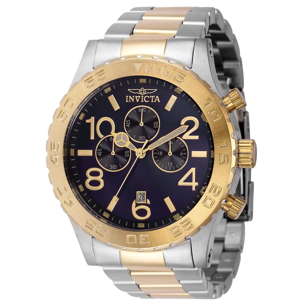 Invicta Men's 40603 Specialty Quartz Chronograph Blue Dial Watch