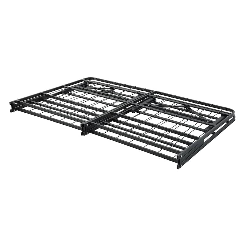 Raven Foldable Metal Platform Bed Frame, Full