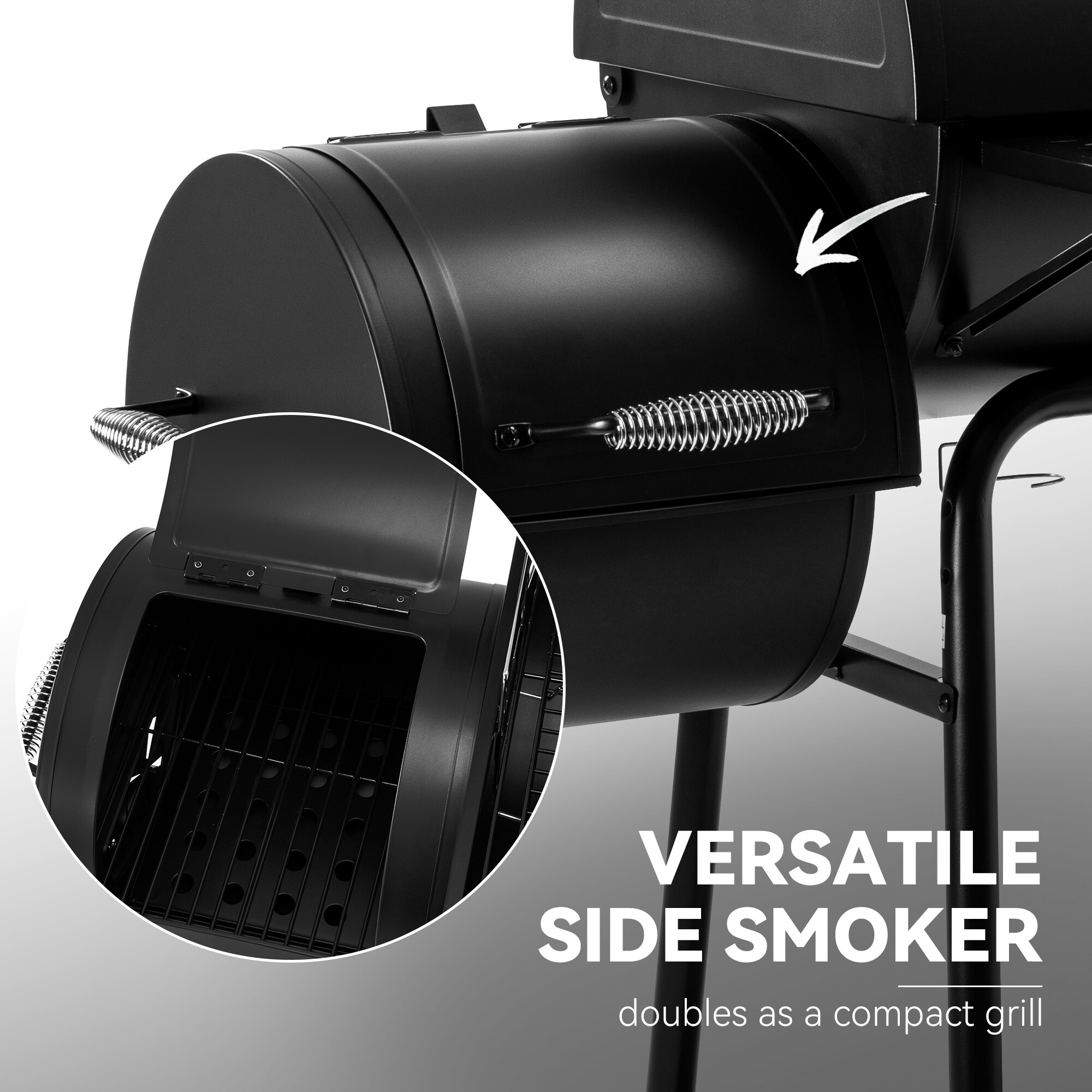 Royal Gourmet CC1830FC, Charcoal Grill with Offset Smoker