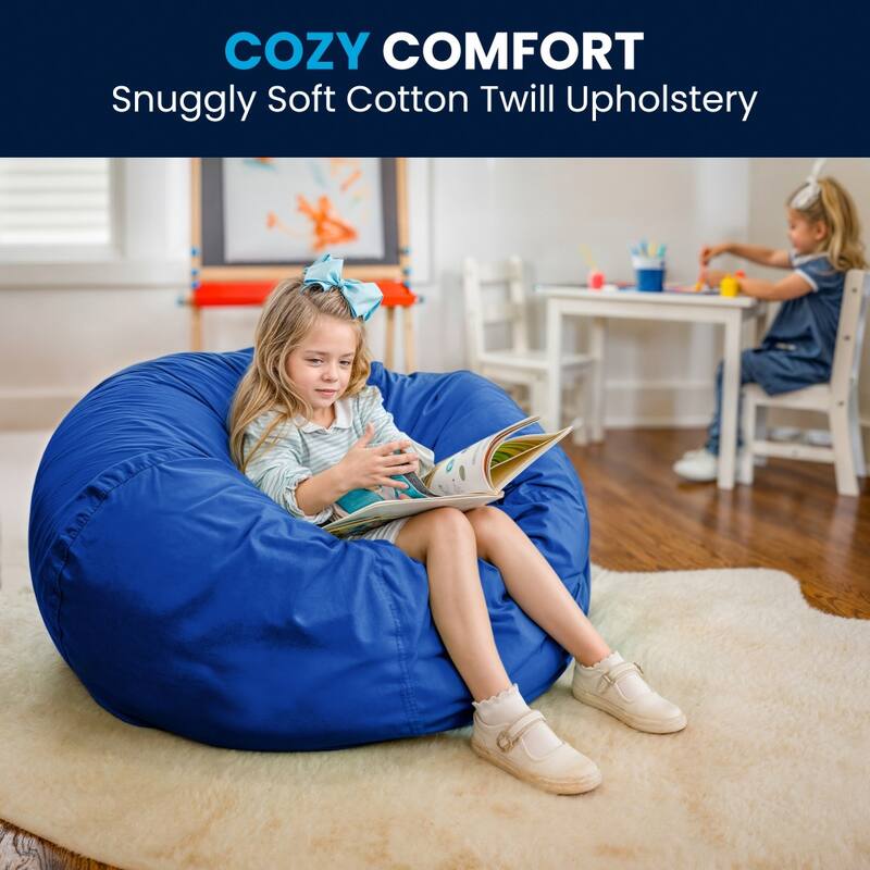 Oversized Refillable Bean Bag Chair for Kids and Adults