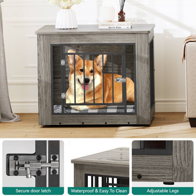 Moasis Dog Crate Furniture, End Table