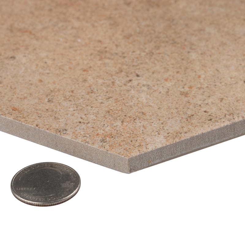 Merola Tile Abadia Hex Natural 8-5/8" x 9-7/8" Porcelain Floor and Wall Tile