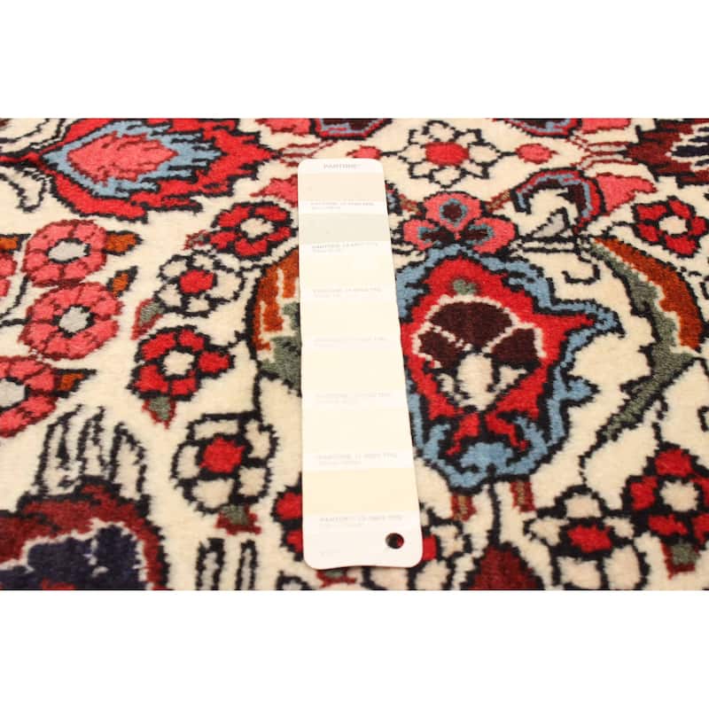 ECARPETGALLERY Hand-knotted Anatolian Cream Wool Rug - 2' 8" x 9' 9"