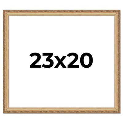 23x20 Frame Red Solid Wood Picture Frame Width 1.75 Inches | Interior Frame Depth 1 13/16 Inches