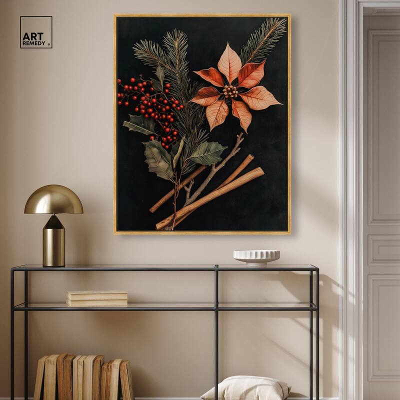 Hearth Flora Canvas by Art Remedy