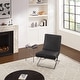 preview thumbnail 10 of 36, Art Leon Retro Armless PU Leather Chair