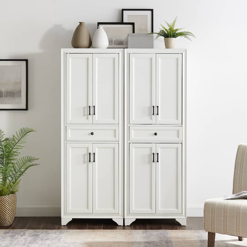 Crosley Tara 2-piece Pantry Set - 47.5"W x 15"D x 67.75"H