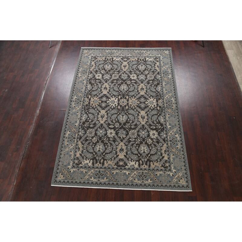 Traditional Geometric Ziegler Turkish Home Decor Area Rug Wool Carpet - 6'7" x 9'10"