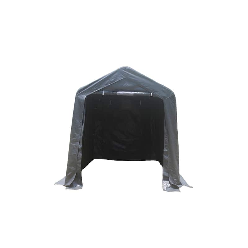 7 ft. W x 8 ft. D x 7.5 ft. H Steel Portable Carport
