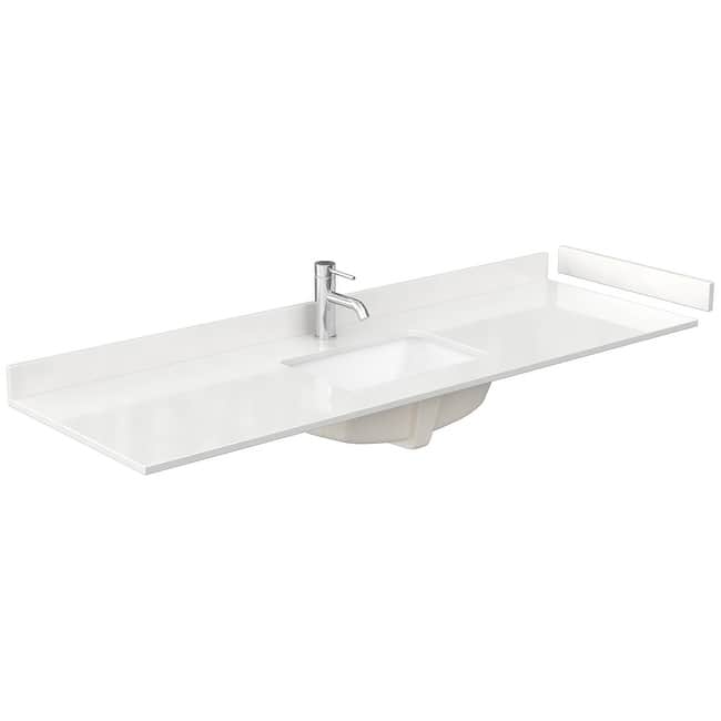 Wyndham Collection WCF292966S-QTZ-UNSMXX Miranda 66" Free Standing