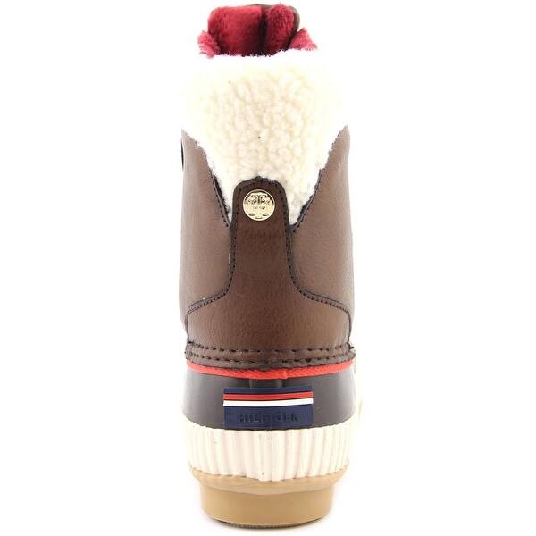 Shop Tommy Hilfiger Ebonie Women Medium Brown Snow Boots