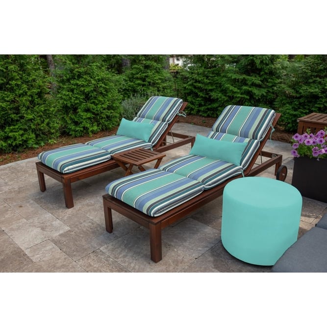 Sunbrella® Solid Fabric 1-Piece Indoor/Outdoor Lumbar Pillow, 19"W x 12"L