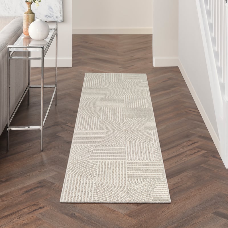Nourison Textured Home Indoor only Geometric Area Rug
