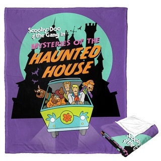 Warner Brothers Scooby-Doo Mysteries of the Haunted House Silk Touch Throw Blanket