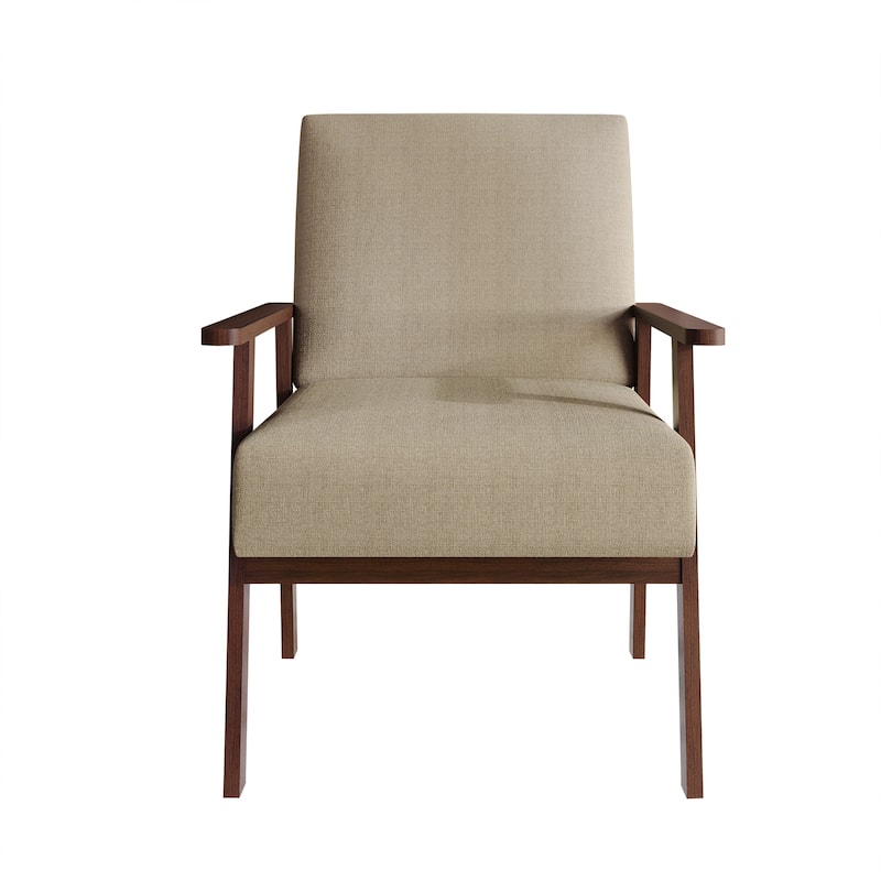 CraftPorch Minimalist Accent Chair - Beige
