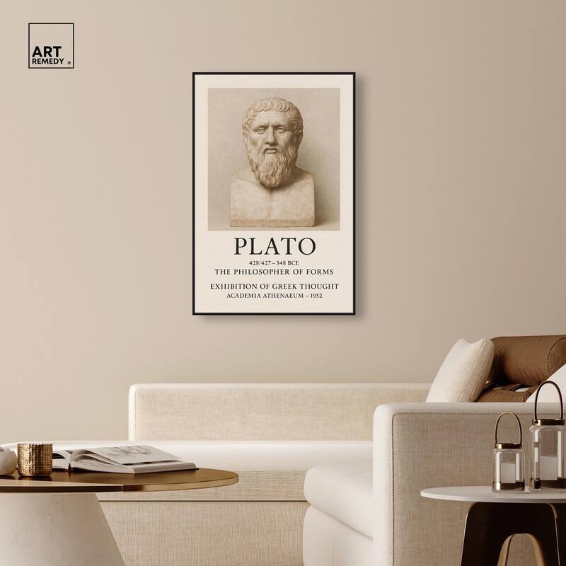 Philosopher of Forms Canvas by Art Remedy