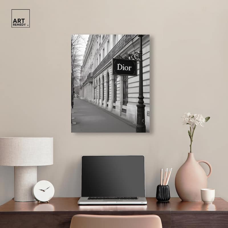 Parisian Street Canvas by Art Remedy, Gallery Wrapped