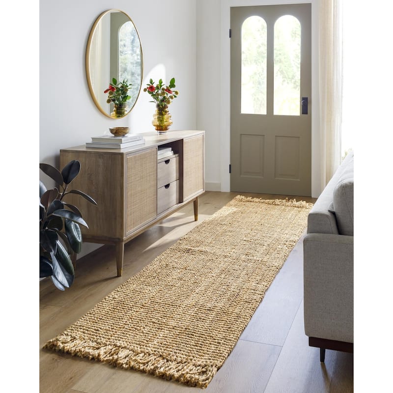 Livabliss Chunky Naturals Casual Area Rug - 4' x 6' - Tan