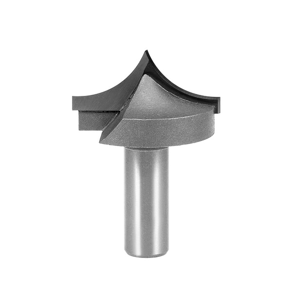 Router Bit 1/2 Shank 1-5/8 inch Dia Tapered End Mill, Carbide for Woodworking