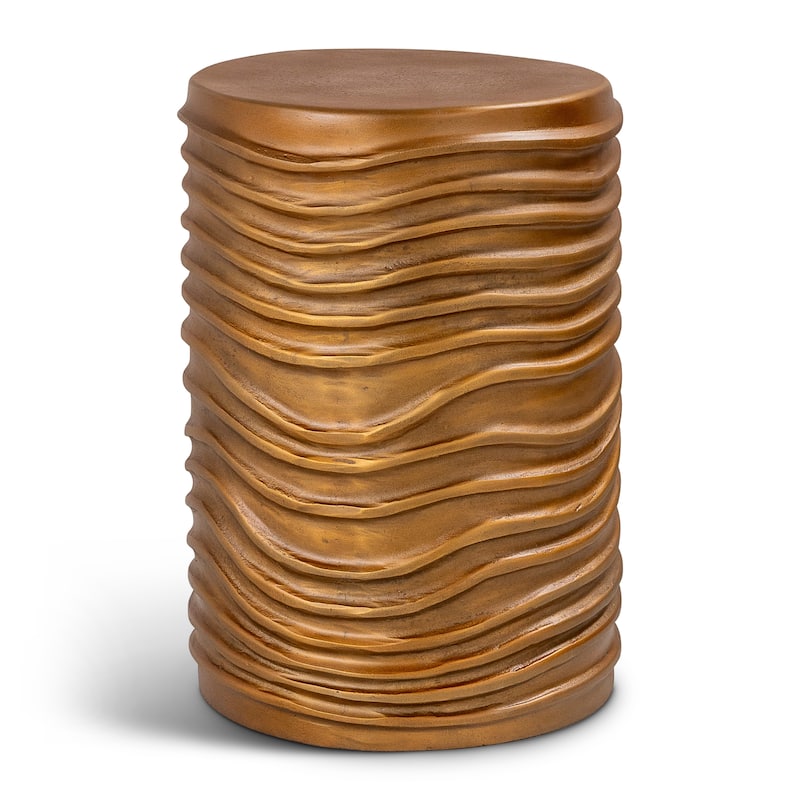 Elements - Reid Accent Stool - Vintage Copper - Vintage Copper - Medium
