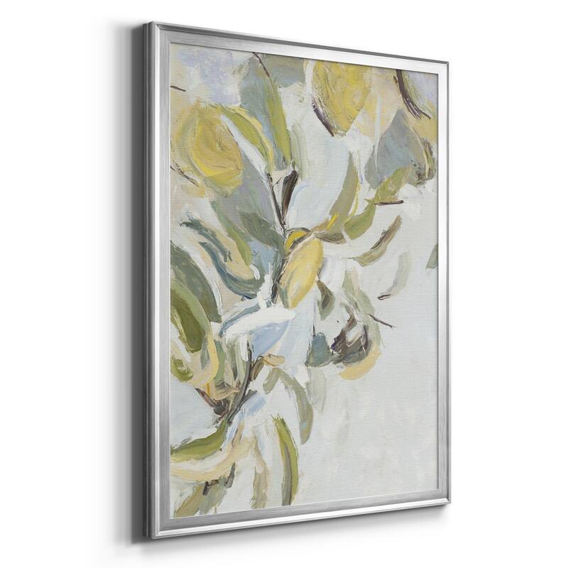 Lemon Pears Premium Framed Canvas - Ready to Hang
