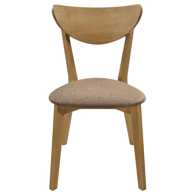 Elowen Light Walnut Wood Dining Side Chair (Set of 2)