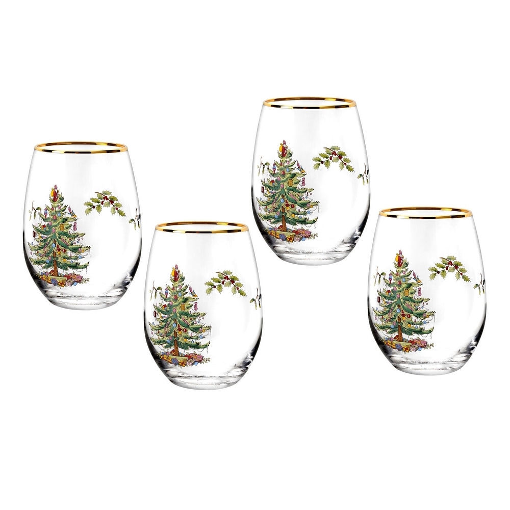 Twine Luster Stemless Wine Glass Set by Twine - case pack = 4