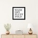 preview thumbnail 3 of 18, iCanvas "Wash-Dry-Fluff-Fold" by Jaxn Blvd.
