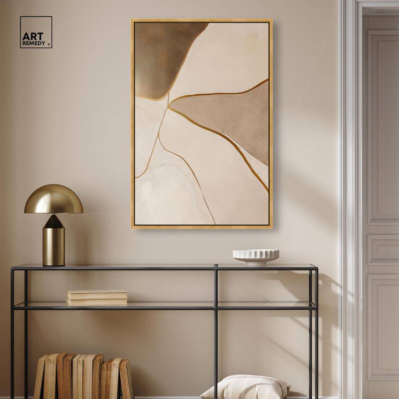 Taupe Terrain II Canvas by Art Remedy