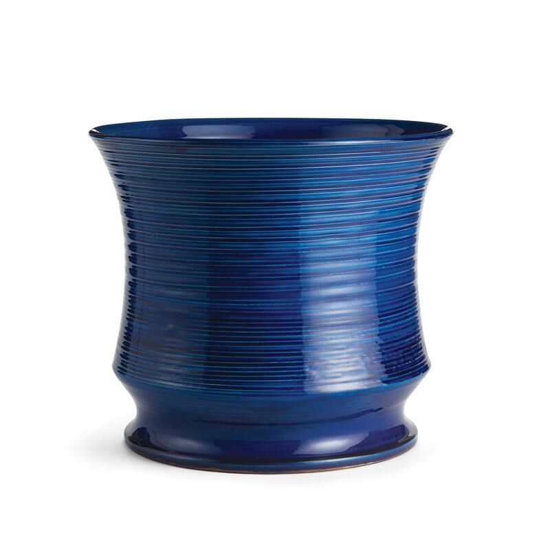 Linea Grande Vase Short - Navy