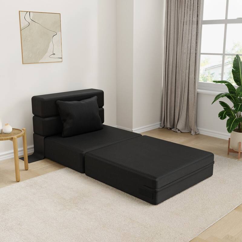 Convertible Compression Corduroy Sectional Sofa (Set of 3)