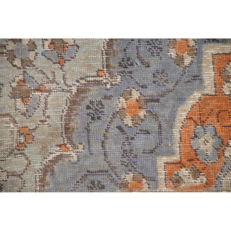 Hand Knotted Oriental 100% Wool Carpet Traditional Medallion Beige & Ivories Tabriz Area Rug - 12' 10'' X 9' 2''