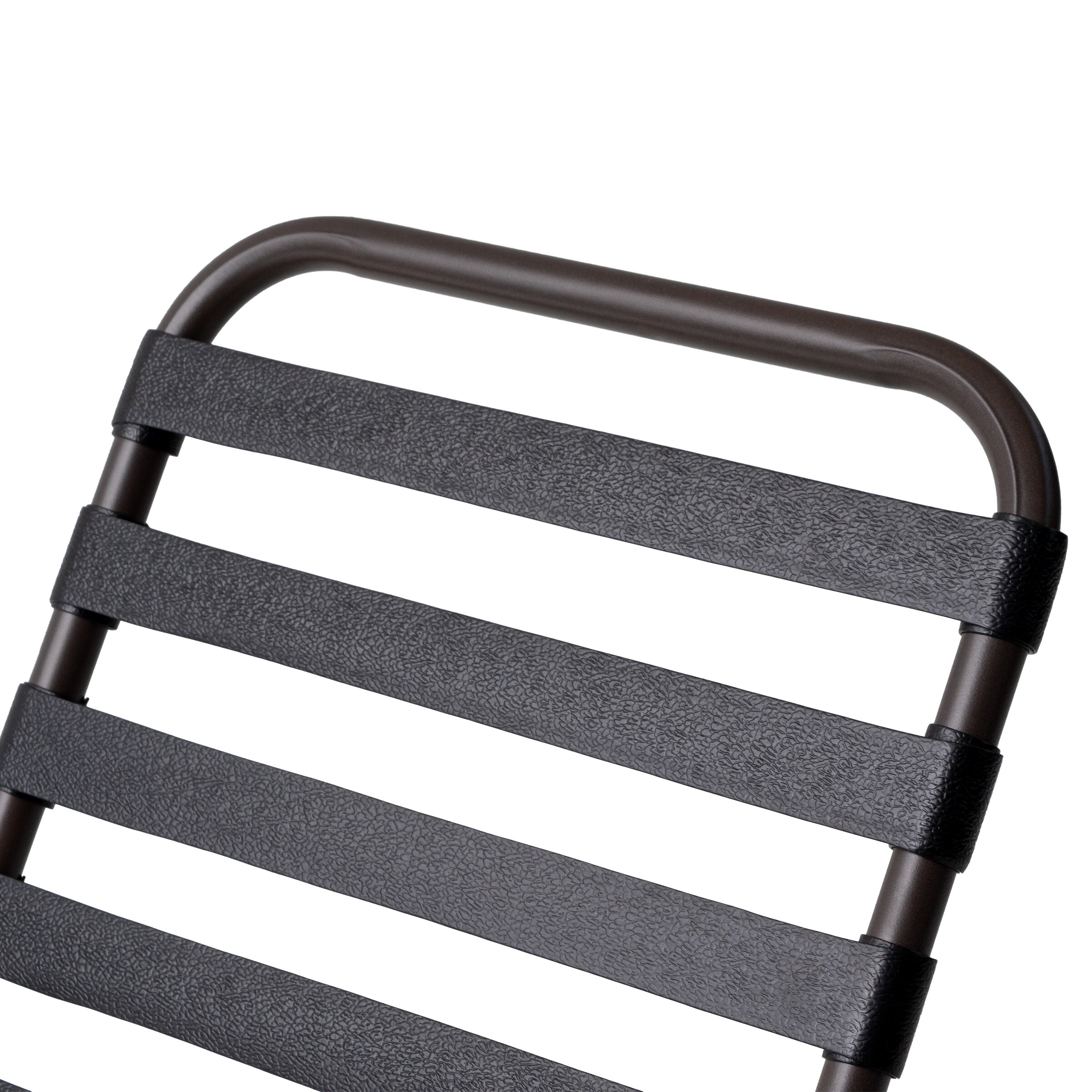 VredHom Adjustable Outdoor Chaise Lounge with Removable Cushion and Sturdy Design-image