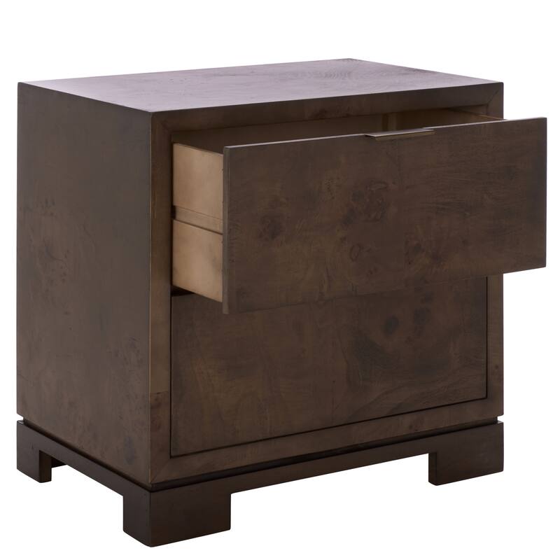 SAFAVIEH Home Lavana 2-Drawer Nightstand