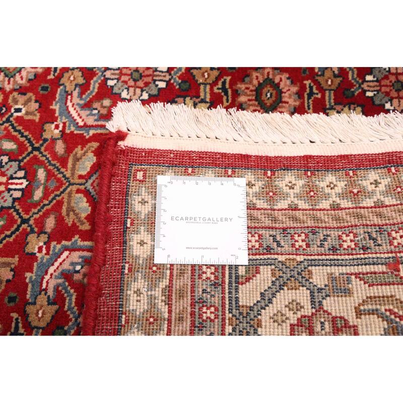 ECARPETGALLERY Hand-knotted Bijar Red Wool Rug - 5'5 x 8'1