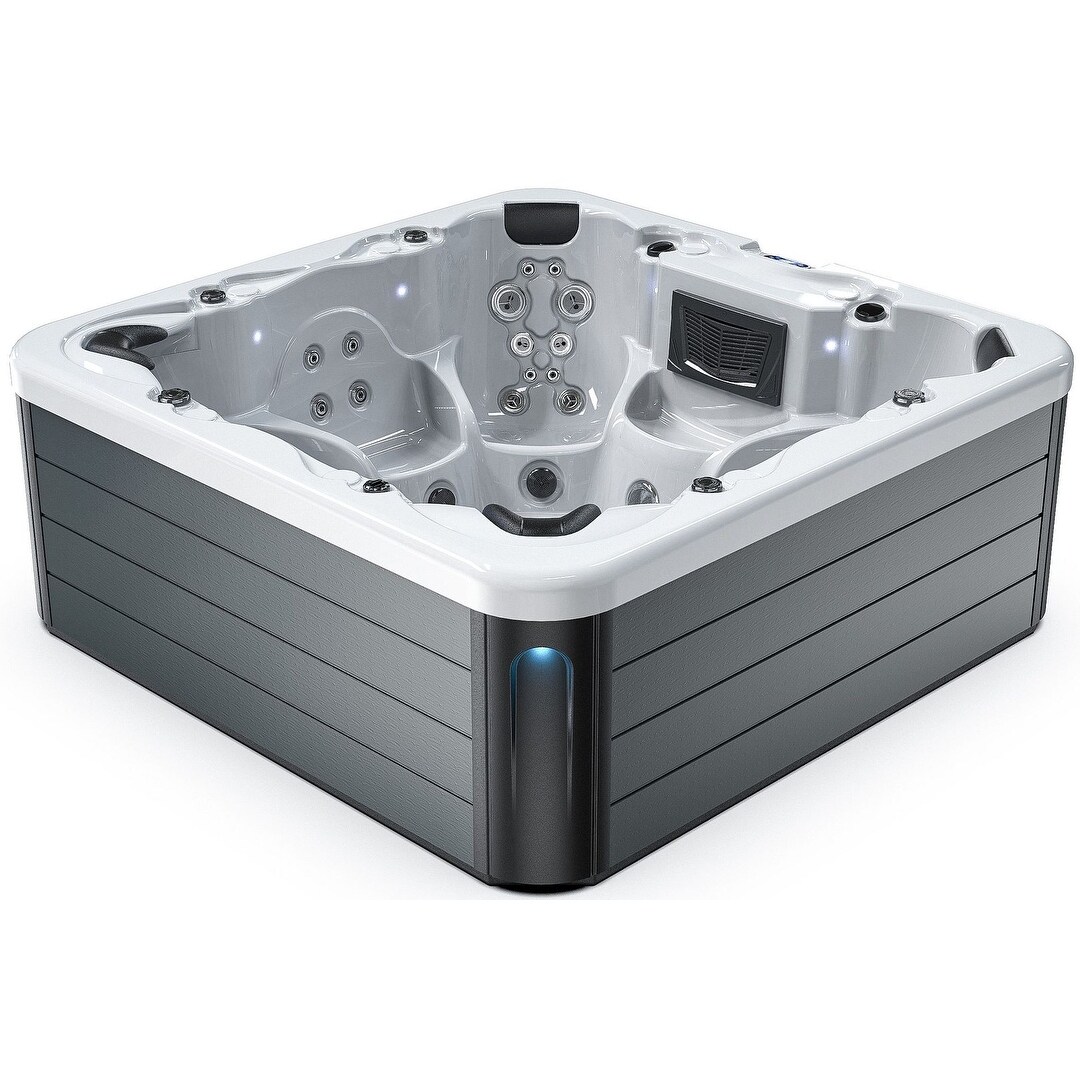 LUXE OHGEN 幻 RUBBER S S67ML-solid Luxuria Spas Legend 7-Person 100-Jet Acrylic Hot Tub with Speakers
