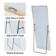preview thumbnail 26 of 42, 64"x21" Full Length Floor Mirror with Stand Aluminum Alloy Frame,Wall-Mounted Mirror