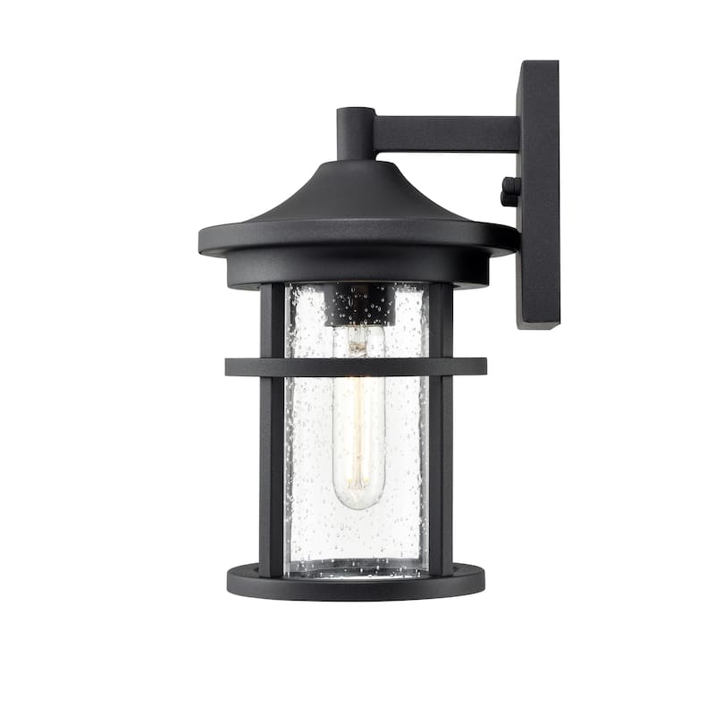 Millennium Lighting Namath 1 Light Outdoor Wall Sconce in Textured Black