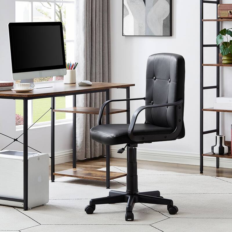 Javlergo Home Office Chair Mesh Computer Desk Chair Ergonomic Task Chair - Black