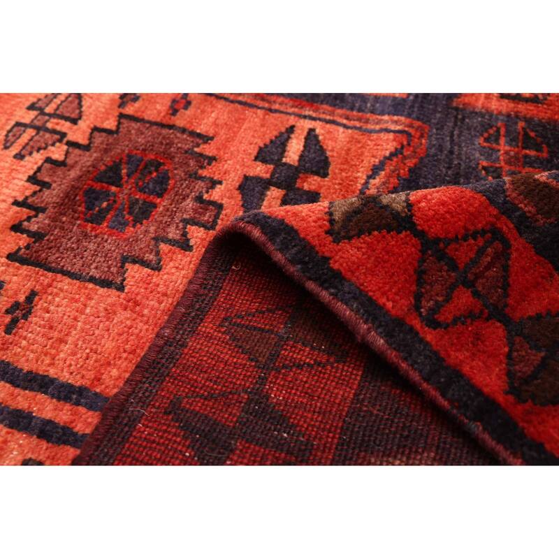 ECARPETGALLERY Hand-knotted Melis Vintage Light Red Wool Rug - 5'9 x 6'8