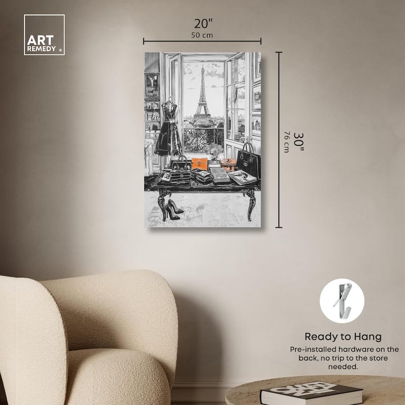 Her Favorite Room Canvas by Art Remedy, Gallery Wrapped