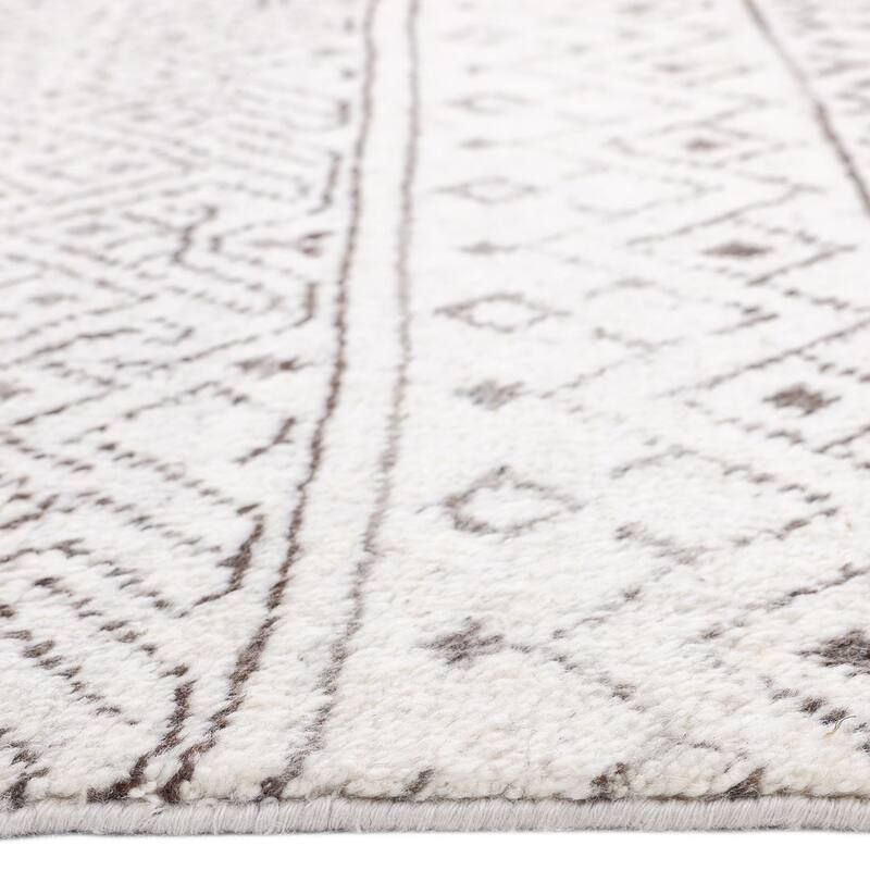 Overton Handmade Boho Moroccan Area Rug