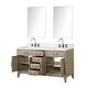 preview thumbnail 29 of 38, Lexora Laurel Bath Vanity, Carrara Marble Top, Faucet Set, and Mirror