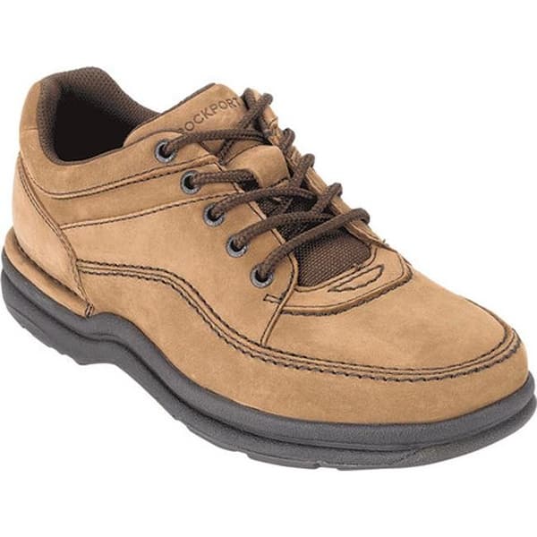 Shop Rockport Men S World Tour Classic Walking Shoe Chocolate