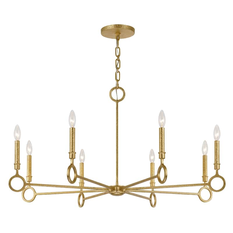 Savoy House 1-6847-8 Noah 8 Light 40" Wide Taper Candle Style