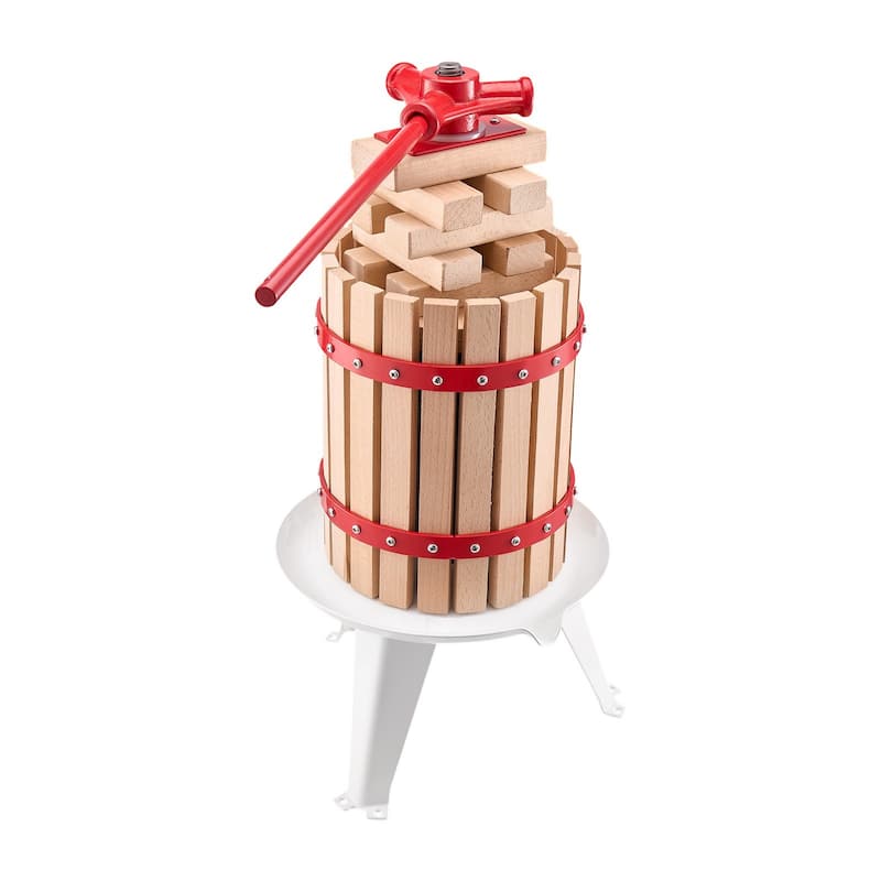 Natural Beech Wood Manual Fruit Wine Press for Fresh Juice Olive Oil and Cheese Extraction