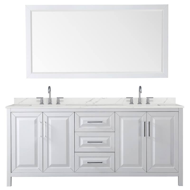 Wyndham Collection WCV252580D-QTZ-US3M70 Daria 80" Free Standing